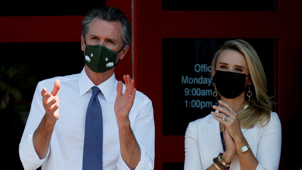 Click to enlarge California Governor Gavin Newsom Jennifer Siebel Newsom