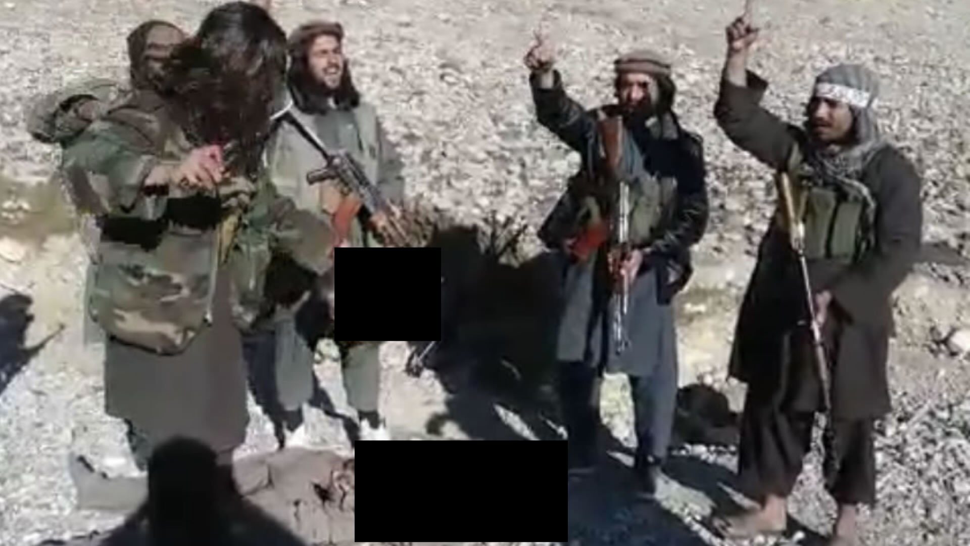 taliban celebrate beheading video