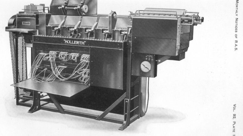 Hollerith Type III Tabulator