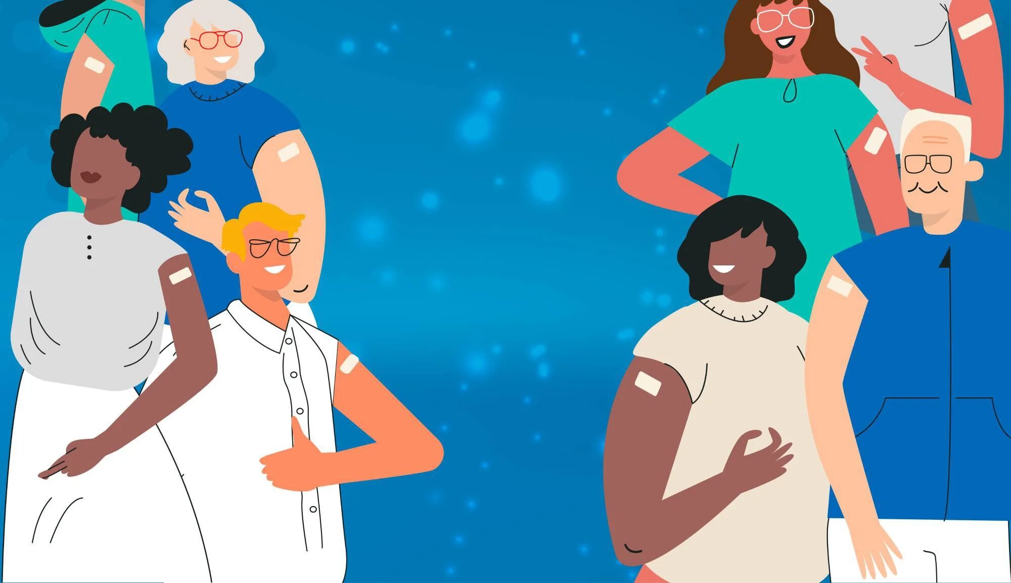 Click to enlarge vaccines and friendships illustration