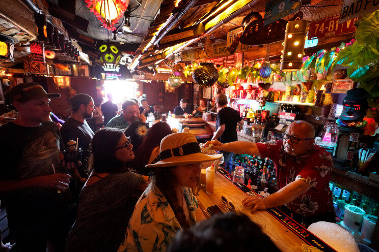 Click to enlarge Los Angeles Tiki-Ti bar