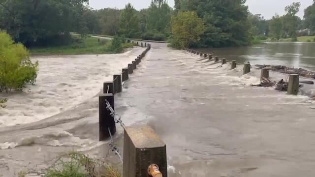 Washington D.C. area slammed with heavy rain, flooding and road closures