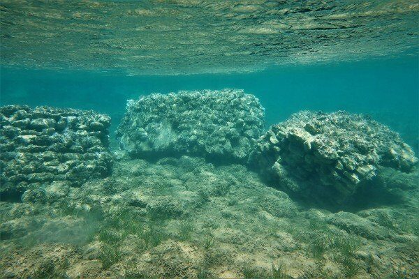 Click to enlarge roman port underwater crete