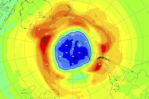 Click to enlarge Ozone hole