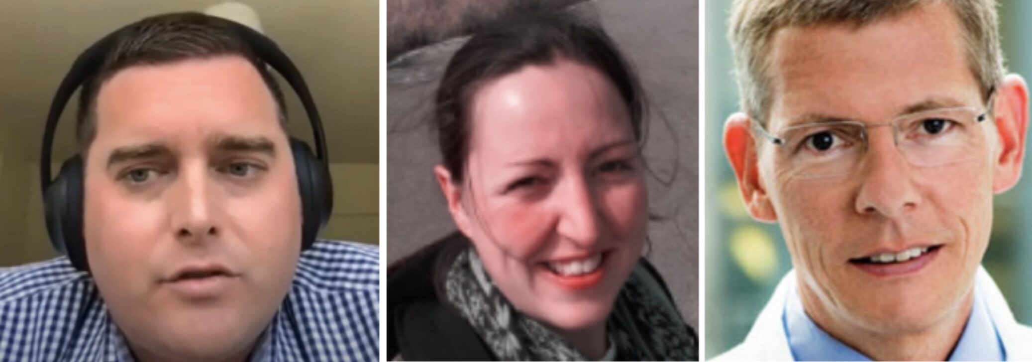 Click to enlarge Dr James Haslam; Dr Elspeth Hulse; Dr Kai-Uwe Eckardt