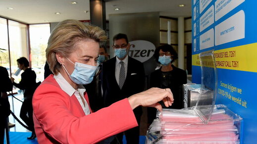 Click to enlarge European Commission President Ursula von der Leyen