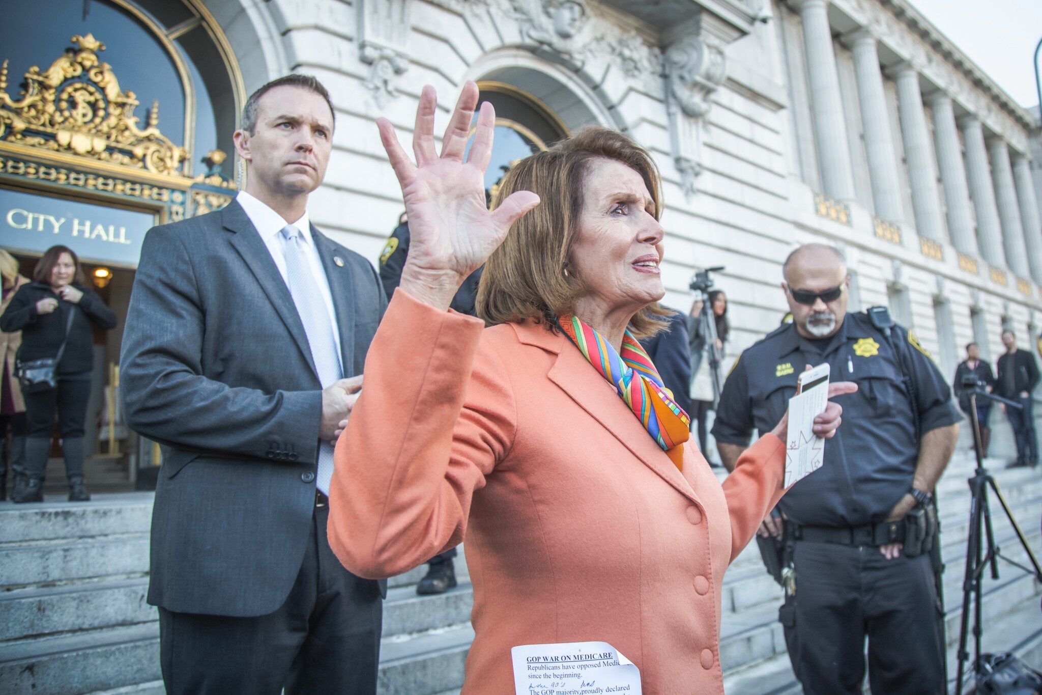 Nancy Pelosi in 2017