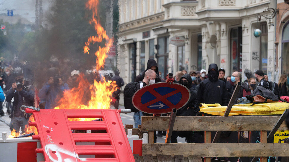 antifa protet germany activist trial