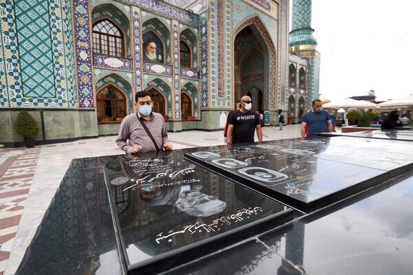 The grave of Mr. Fakhrizadeh