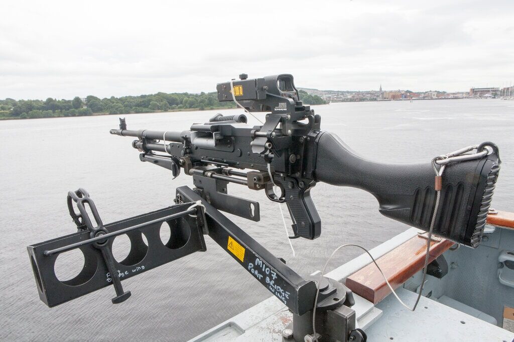 Click to enlarge FN MAG machine gun