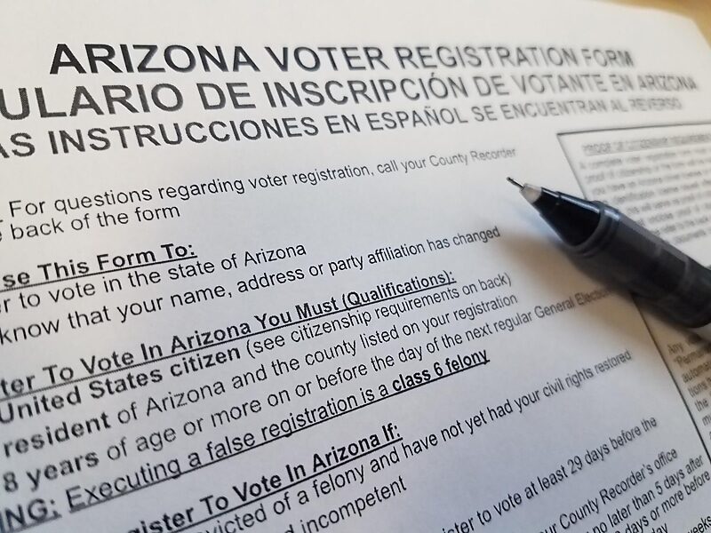 Click to enlarge vote registration form arizona