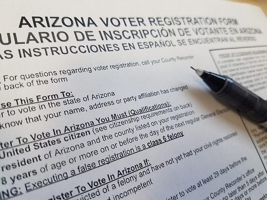 vote registration form arizona
