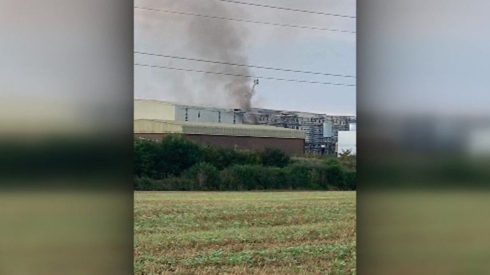 fire national grid power station england shortage