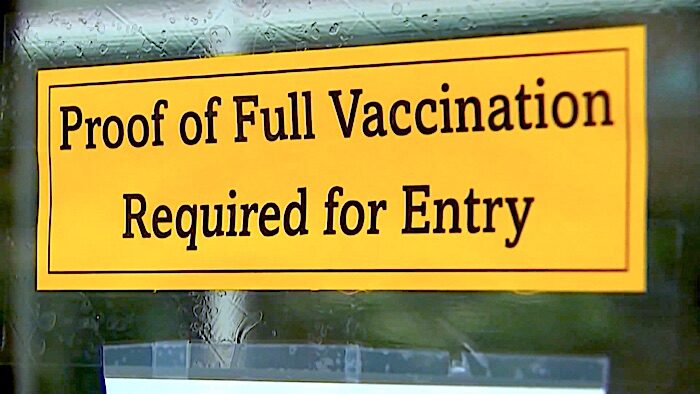 vaccine sign