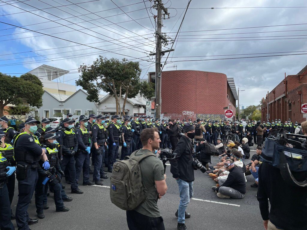 Click to enlarge Melbourne protests
