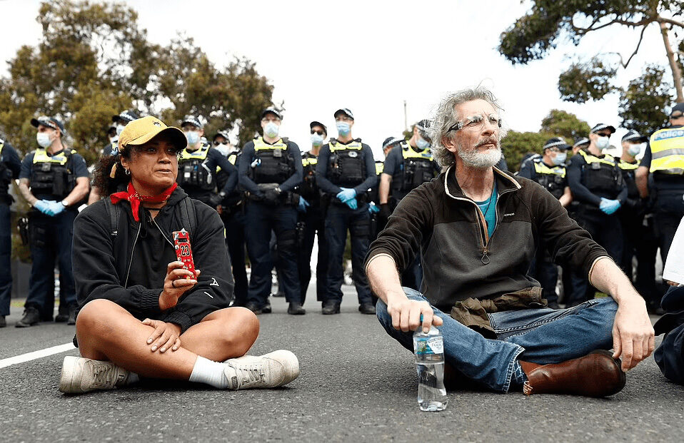 Click to enlarge Melbourne protests