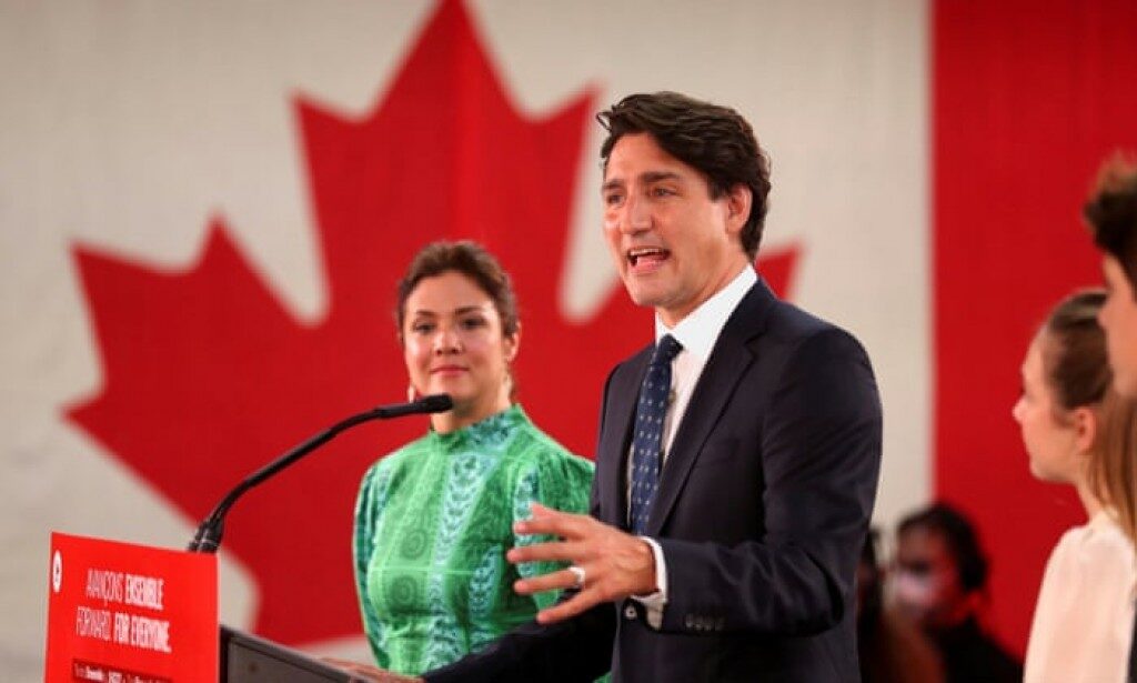 justin trudea wins election