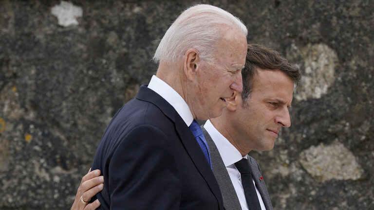 macron biden