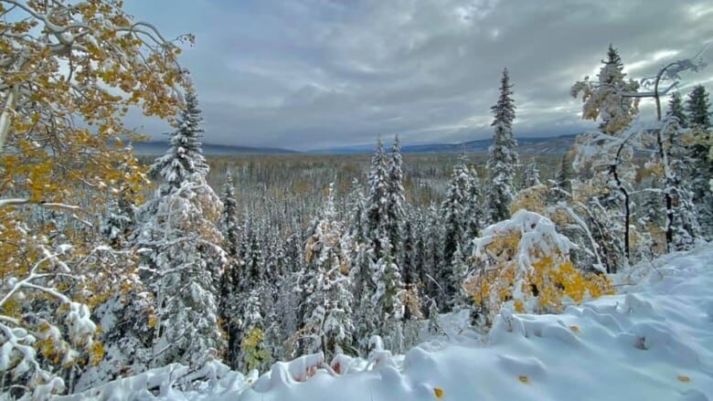 Mayo, Yukon, under the snow on Sept. 22.