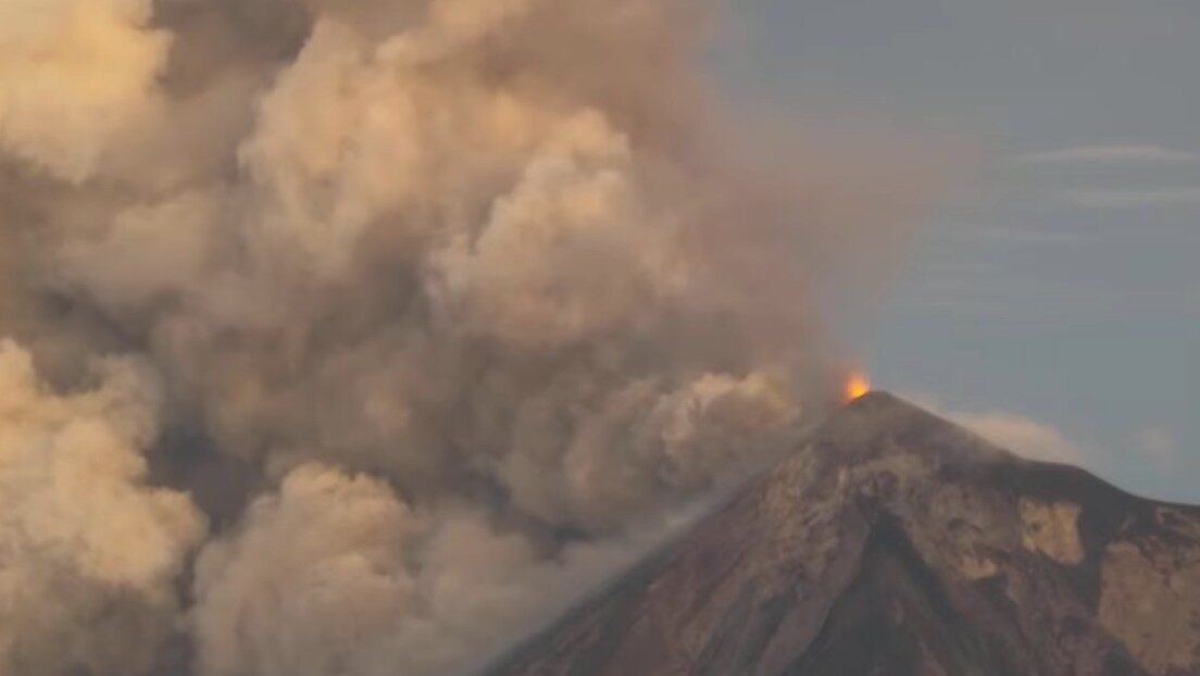 erupts