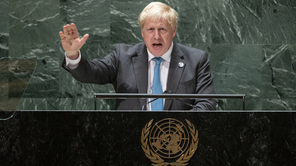 British Prime Minister Boris Johnson