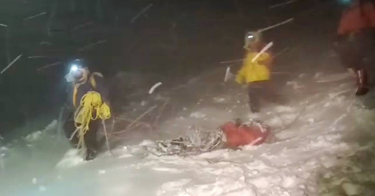 Photo of the heavy rescue operation