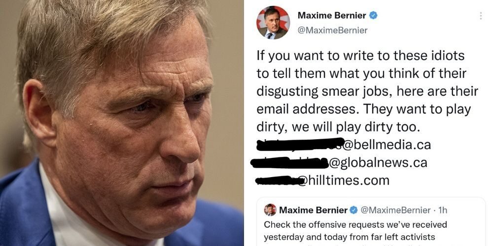 Click to enlarge maxime bernier tweet