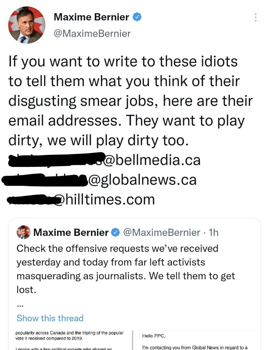 Click to enlarge maxime bernier deleted tweet