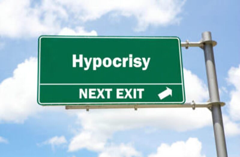 hypocrisy graphic