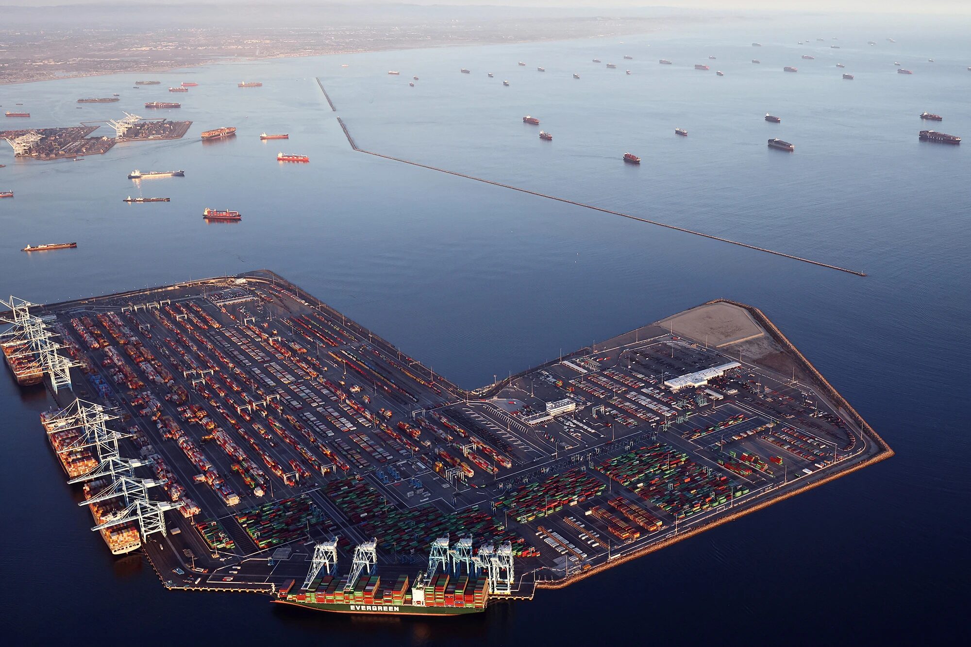 Click to enlarge LA port longbeach