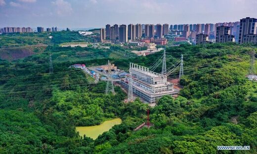 Jinshan electricity substation china plant