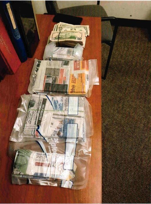 Click to enlarge cash seized charlotte DHS civil forfiture