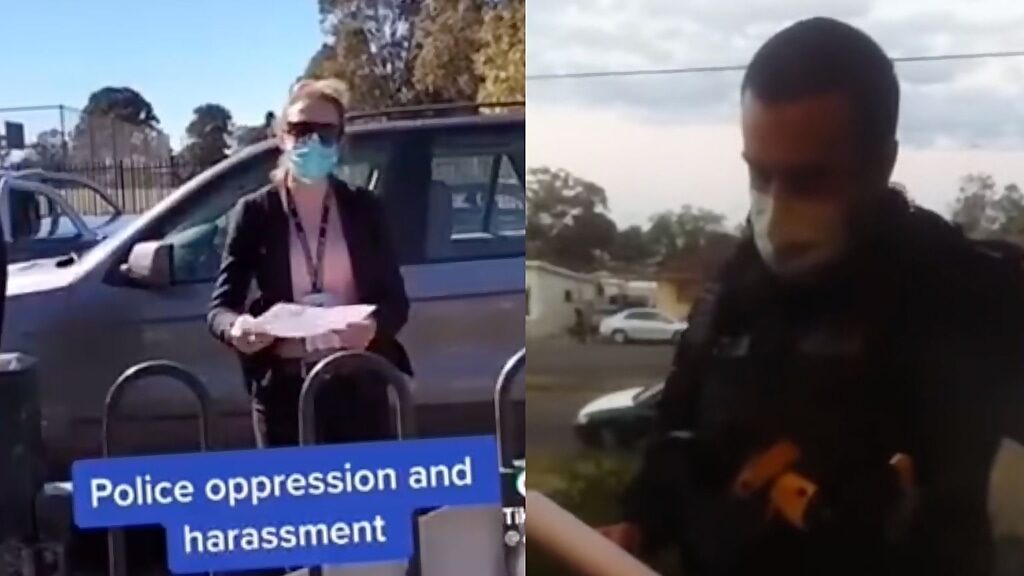 australian police home visits social media