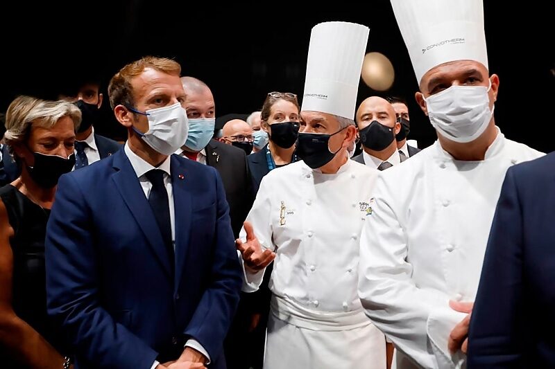Click to enlarge macron lyon food fair egg