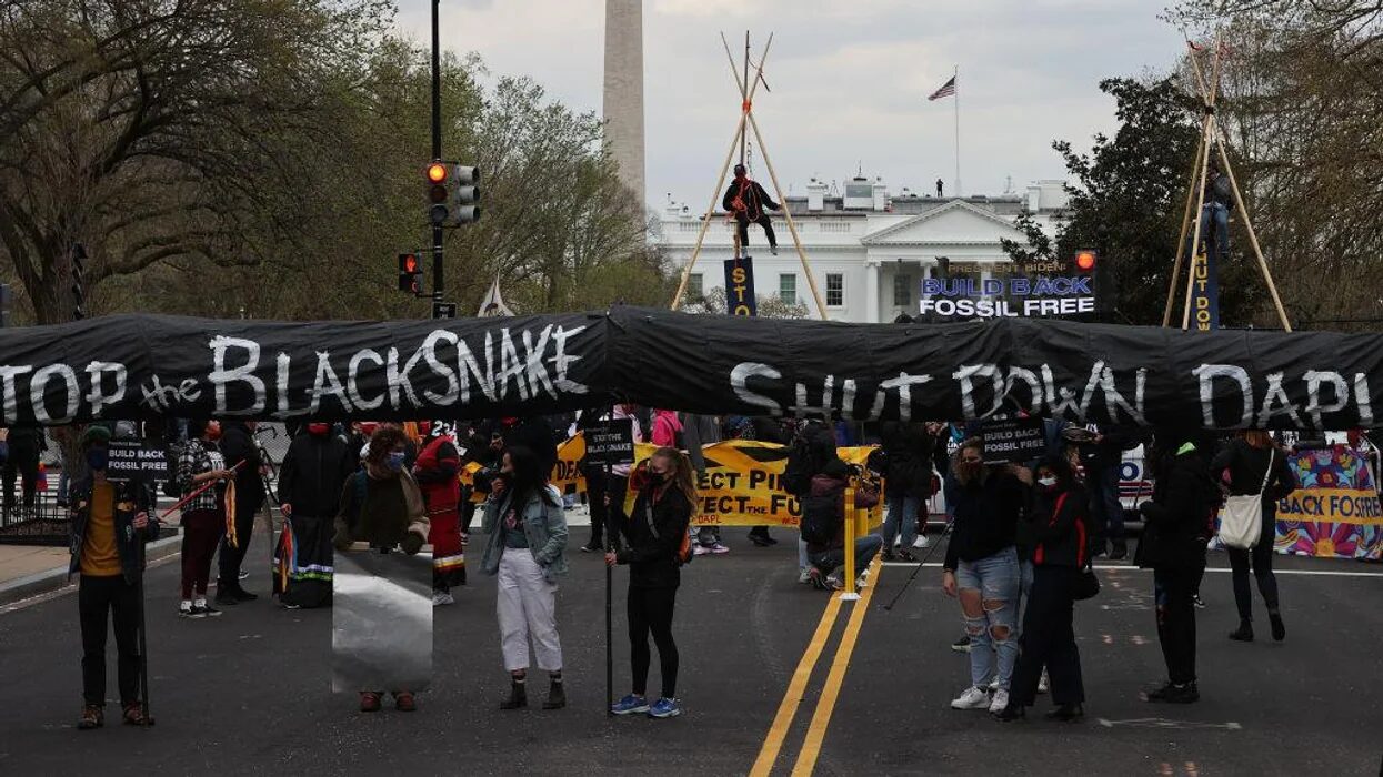 Click to enlarge pipeline protest