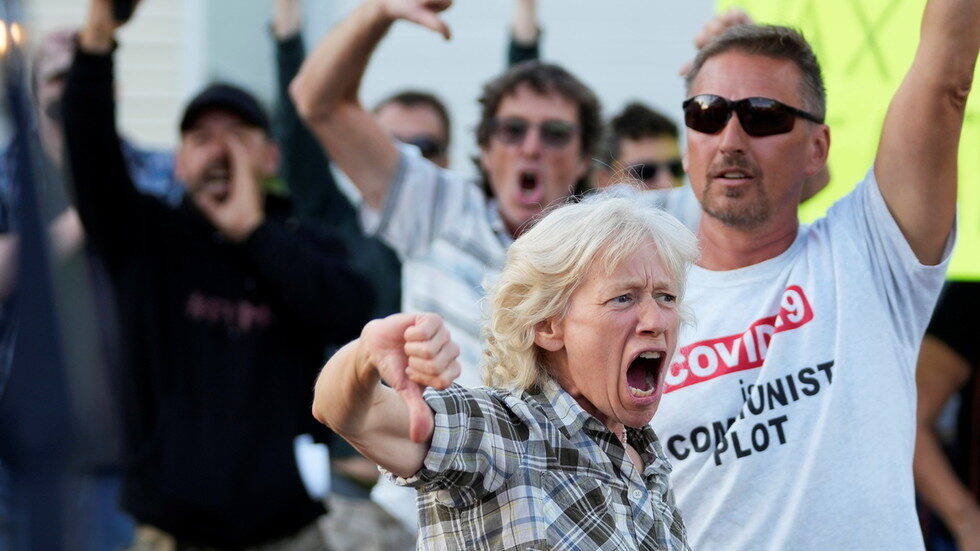 Click to enlarge Canadian covid protests