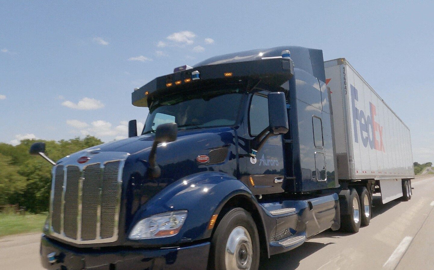 Click to enlarge fedex truck