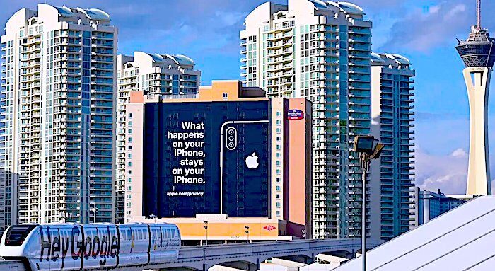 Click to enlarge Apple sign