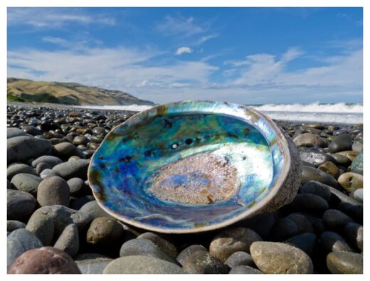 Seashell on the seashore