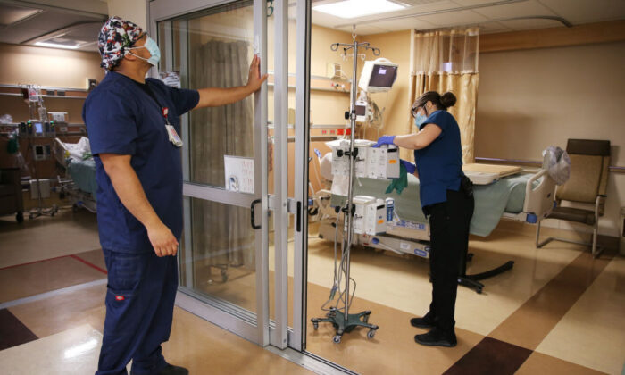 Click to enlarge health care workers