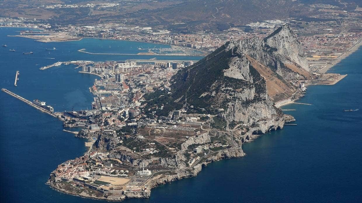 gibralter aerial view