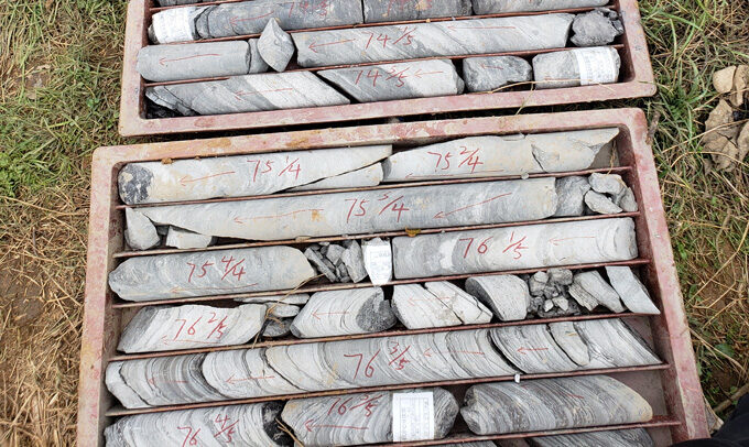 Click to enlarge rock cores lake china climate study dinosaurs