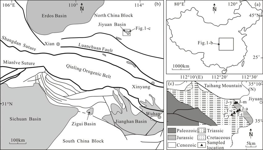 Click to enlarge Jiyuan Basin climate study dinosaurs