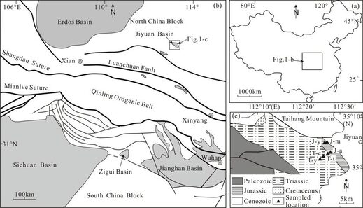 Click to enlarge Jiyuan Basin climate study dinosaurs