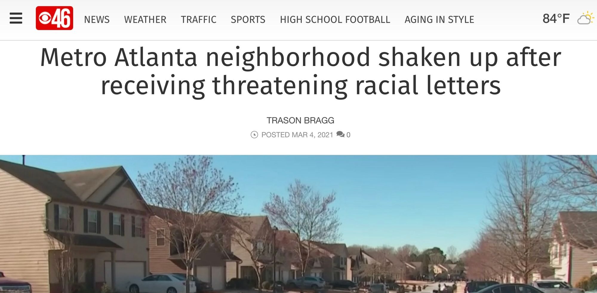 racial hoax headline atlanta