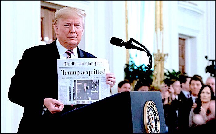 Trump and headline
