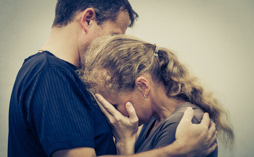 sad couple