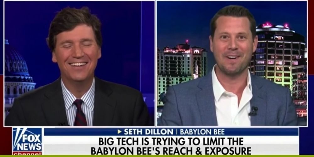 Click to enlarge tucker carlson seth dillon babylon bee