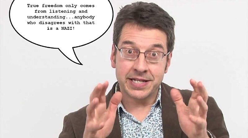 mobiot covid cartoon bubble denier nazi