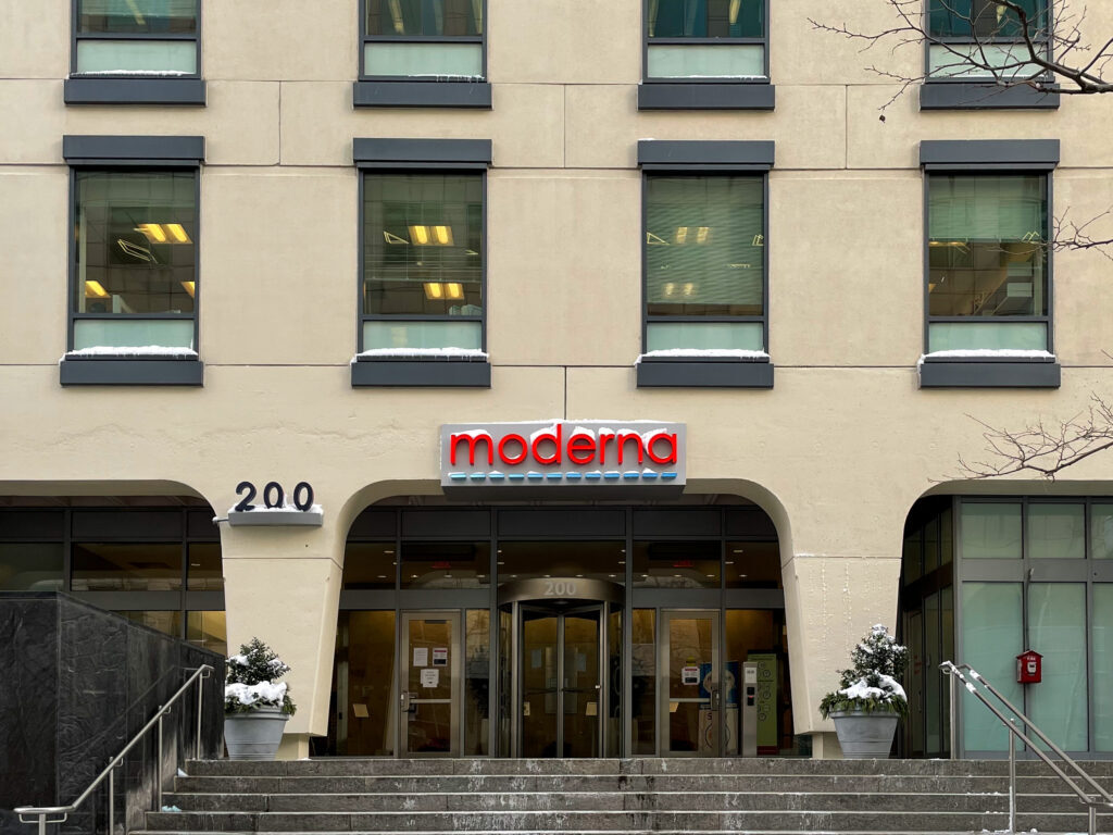 Click to enlarge Moderna office